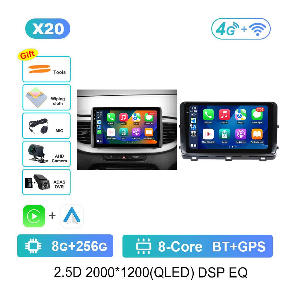 Автомобильный радиоприемник, мультимедийный проигрыватель, Android 14, интеллектуальная система для Kia Ceed 3 CD 2018 - 2022, 2,5-дюймовый экран, GPS-навигация, WiFi, BT