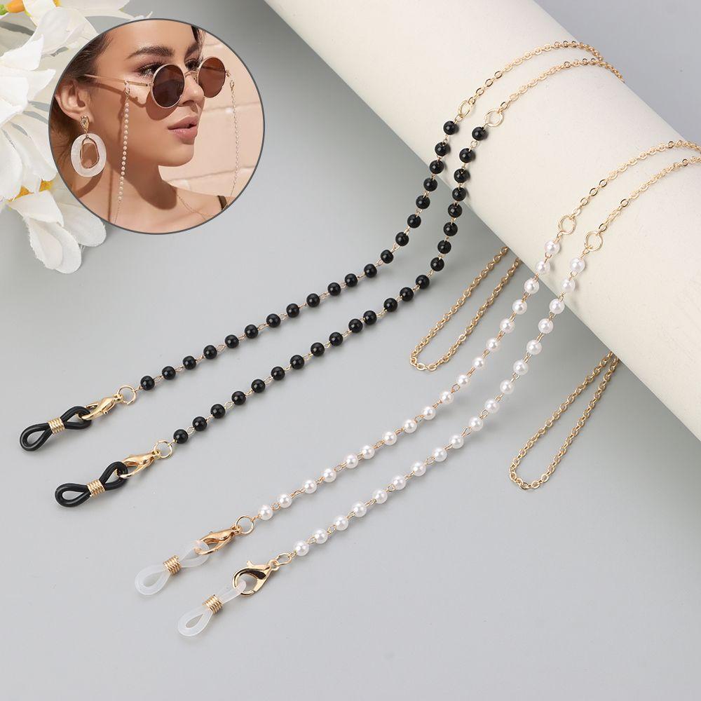 Extender Sunglasses Chain Straps Pearl Beaded Glasses Chain Eyeglasses Hanging Rope Mask Chain Rope