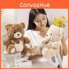 Charming Plush Creative Bear Toy Available In Brown Pink And Colors White