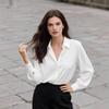 European and American women's long-sleeved shirts have a versatile temperament, loose professional women's clothing wholesale, and high-end