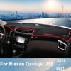 Для Nissan Qashqai J11 2014 2015 2016 2017 2018 автомобильные коврики для приборной панели, тени, подушки, коврики, аксессуары