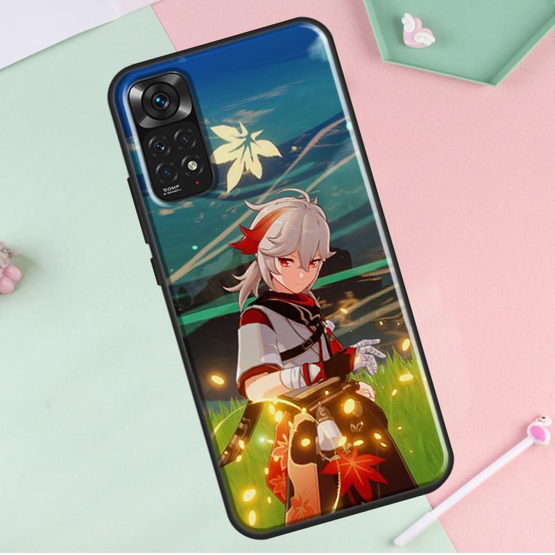 Genshin Impact Kaedehara Kazuha для Redmi Note 12 Pro Plus чехол для Redmi Note 10 8 9 11 Pro 12S 11S 10S 9S 9C 10C 12C чехол