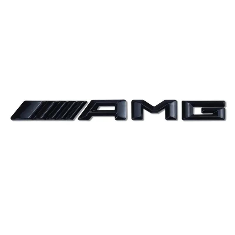 YEW1 Metal Car 3d Rear Letter Emblem Trunk Sticker for Mercedes benz AMG C E S GLE CLC Class W204 W203 W205 W124 W221 W213 W2121