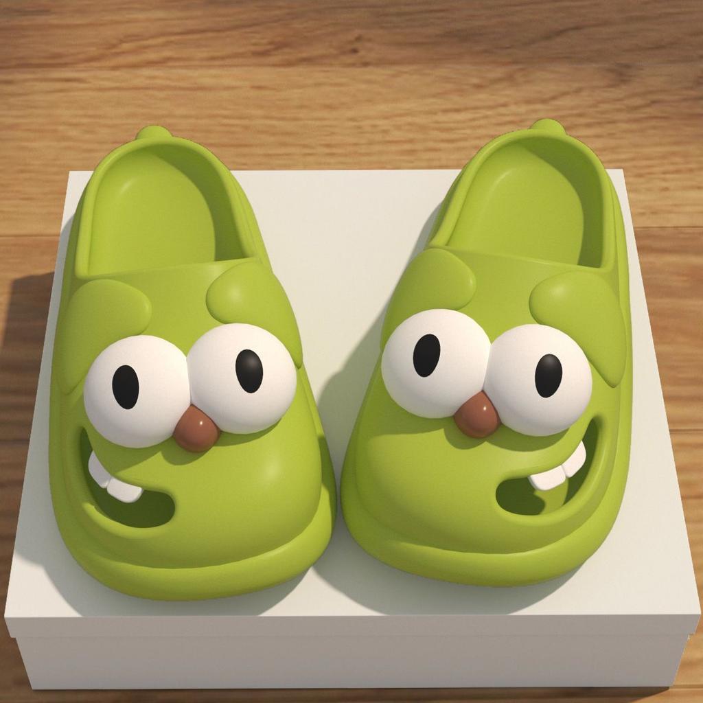 Модные домашние сандалии Kawaii, женские тапочки, летние тапочки в стиле аниме для ванной, симпатичные детские туфли для женщин 2024 года, корейский стиль, новый Y