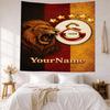 Galatasaray Custom Your Name Wall Decor Tapestry Art For Pet Memorial Birthdaywedding Party Backdrop Family Gift