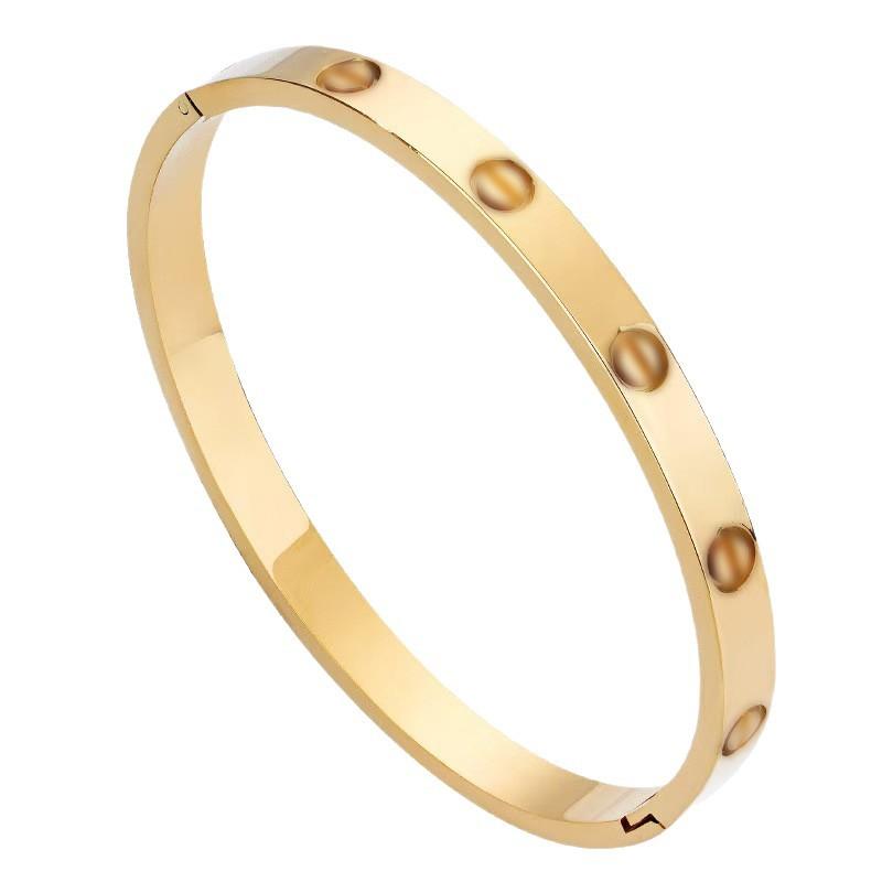 Titanium Steel Bracelet KJ Wide Version Buckle Versatile Jewelry
