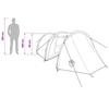 Tunnel Tent Olive Green 410 x 175 x 105 cm Polyester and Steel