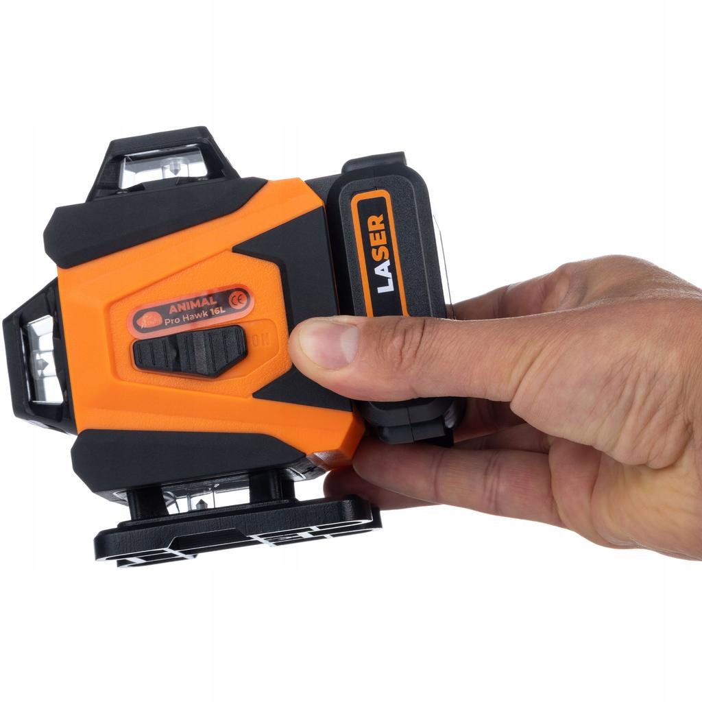 Rosfix Animal Pro Hawk RAPH 16L – Лазерный Крест 16 Линий | IP54 | USB-C | Комплект с Пультом, 2 Литий-ионными Аккумуляторами и Кейсом