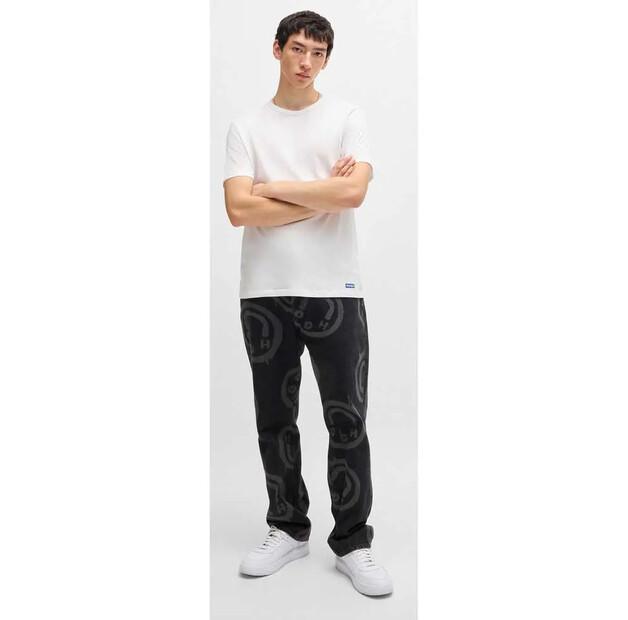 HUGO Футболка с коротким рукавом Blue3 Naolo
