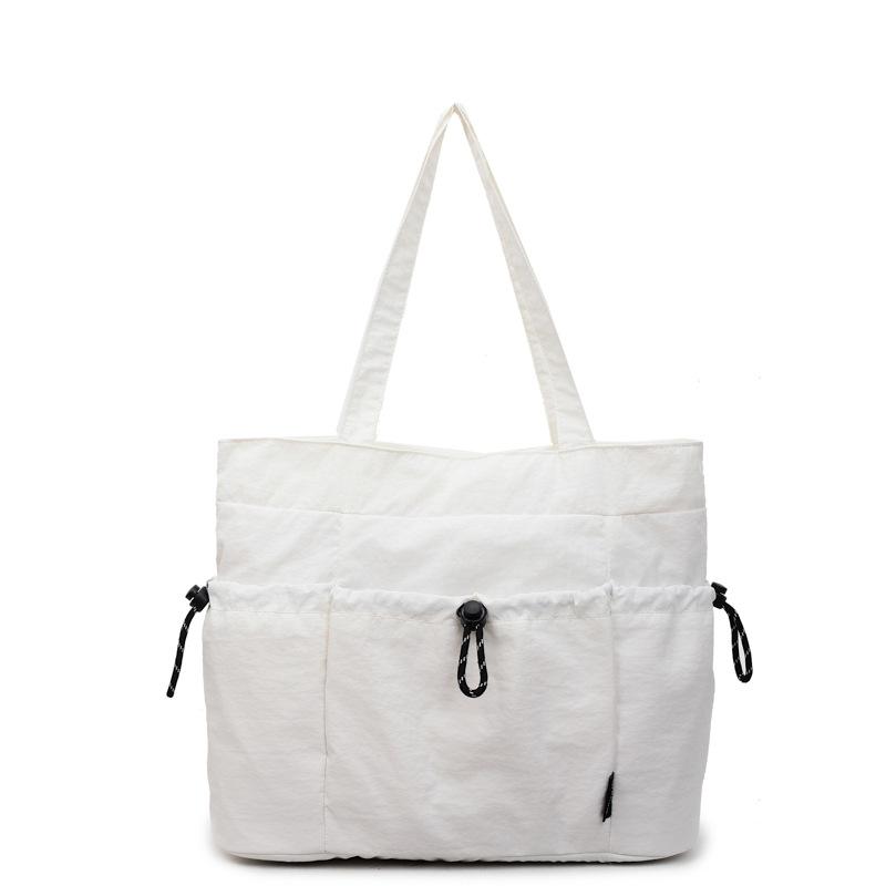 Commuting Large Capacity Nylon Bag Women's Multi-Pocket Shoulder Tote Bag Student Class Bag