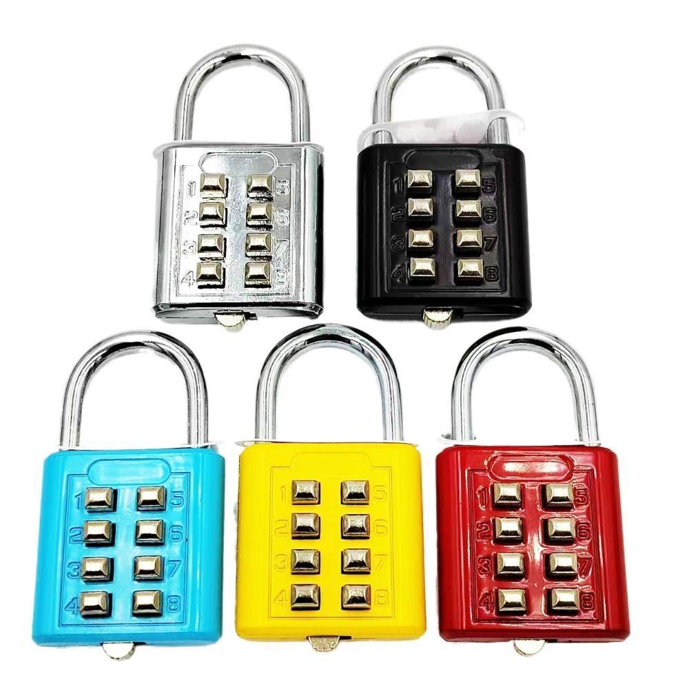 Smart Lock Combination Padlock 8 Digits Luggage Lock Travel Accessories Number Lock Suitcase