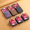 Для Motorola Razr 60 Ultra 50 40 чехол кожаный слот для карт подставка матовый противоударный жесткий ПК кольцо держатель 2 шт складной чехол для телефона