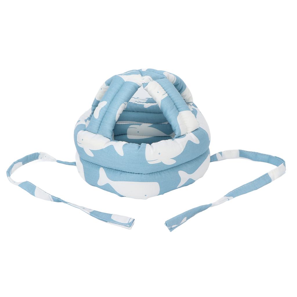 Детский защитный шлем из мягкого хлопка, предотвращающий столкновения, регулируемая дышащая защитная шапка для головы