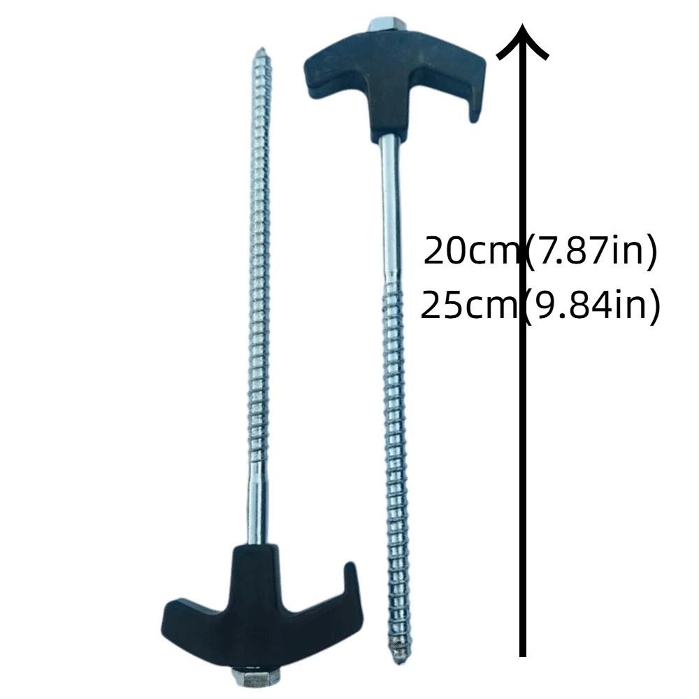 10pcs Heavy Duty Camping Stakes 8 Inch Ground Stakes Fixed Tent Peg Tent Stakes Trampoline