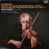 LP Record GIDON KREMER, TATIANA GRINDENKO, WI - Wolfgang Amadeus Mozart, Konzert Fu OX1007K EURODISC 1977 Japan Obi Classical Used