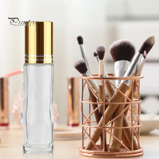 3/12 шт., флаконы с роликовыми шариками для эфирного масла, многоразовые пустые бутылки из прозрачного стекла с роликовыми шариками из нержавеющей стали для парфюмерии, косметического лосьона Essential