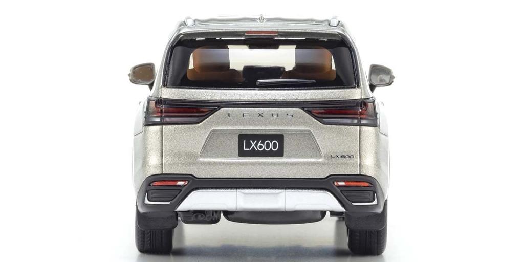 Kyosyo Original Lexus LX 600 Completed Product 1/43 (Sonic Titanium)