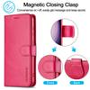 LC.IMEEKE For Samsung Galaxy S25 Case Calf Texture PU Leather Stand Wallet Phone Cover