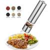 Электрическая мельница для соли и перца из нержавеющей стали, мельница для специй и перца, кухонные принадлежности, аксессуары для приготовления пищи