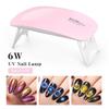Mini 6W UV LED Nail Dryer Lamp Portable USB Cable For Gift Home Use Gel Nail Polish USB Lamp