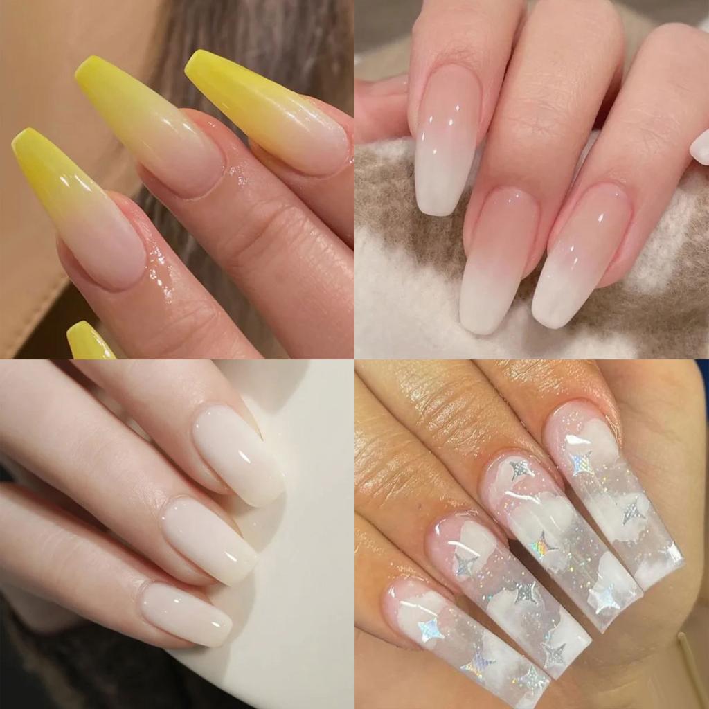 Универсальный клей Smudge Protein Glue Gradual Change Nail Art Egg White Transparent Milky White Nail Polish Glue Special