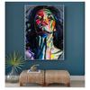 Painting On The Wall Posters and Prints Fashion Women Wall Art Picture for Living Room Decor Colorful Street Graffiti Art Canvas