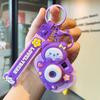 Lovely Light-up Projector Camera Keyring Decorative Cartoon Keychain Gift For All Occasions