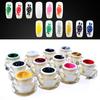 Women 12 Colors Acrylic UV Gel Tip DIY Decor 3D Nail Art Paint Drawing Painting