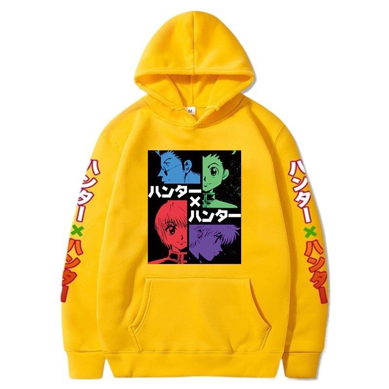 Anime, full-time hunter print hooded casual sweater Harajuku hoodie for men and women