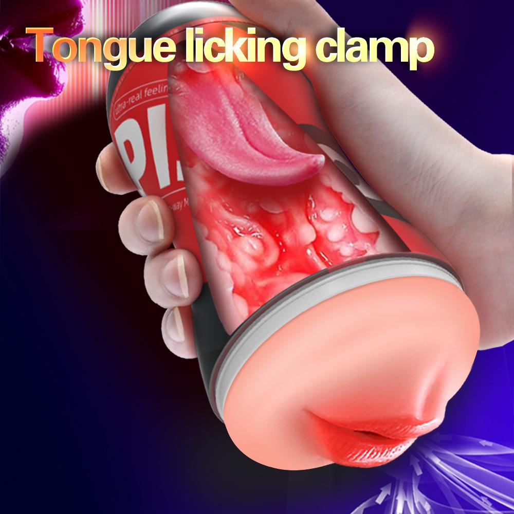 Мужской мастурбатор Реалистичная вагина Анальный оральный канал Силикон Мягкая плотная киска Эротические секс-игрушки для взрослых Для мужчин Мастурбатор