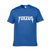 Классическая мужская футболка с коротким рукавом с надписью Yeezus из премиальной смесовой ткани
