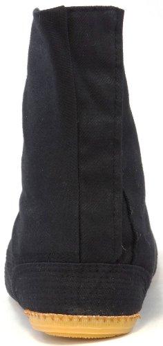 RIKIO Туфли Ninja Tabi с низким верхом и амортизацией! Черный Джикатаби (24,5 см Япония / 7,5 США Женщины / 6,5 США Мужчины)