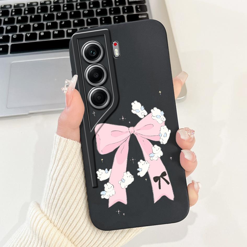 Чехол для Tecno Camon 40 Чехол Camon40 Pro Новый Модный Цветочный Узор Ромашка Мягкий Силиконовый Защитный Чехол для Tecno Camon 40Pro 5G Capa