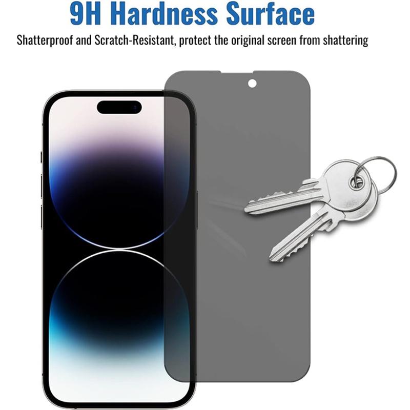 3D Защитные стекла с защитой от подглядывания для iPhone17AIR 16E 15 plus Защитное стекло для iPhone 15 14 13 12 11 Pro Max