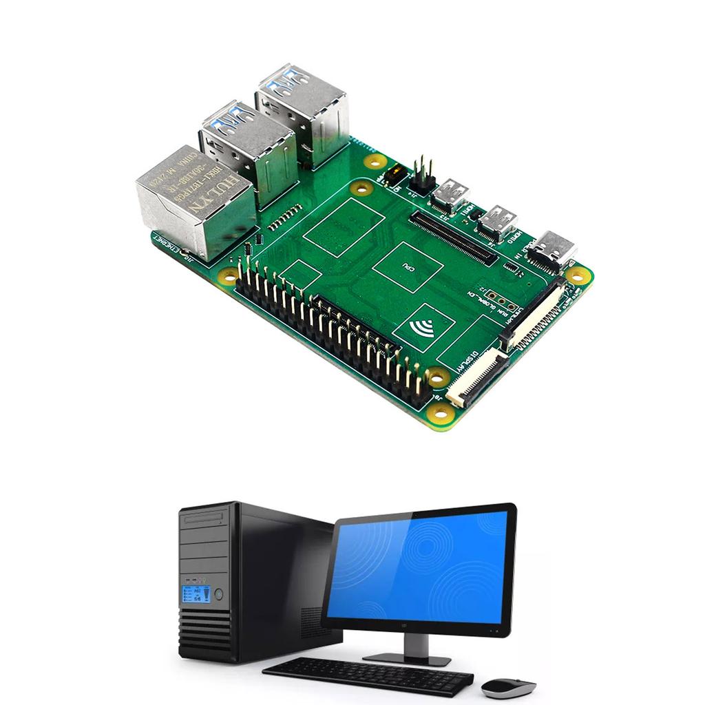 Плата адаптера CM4-PI4B, компьютерный модуль Micro HD USB3.0, интерфейс Ethernet 1000M CM4-PI 4B для Raspberry Pi 4B