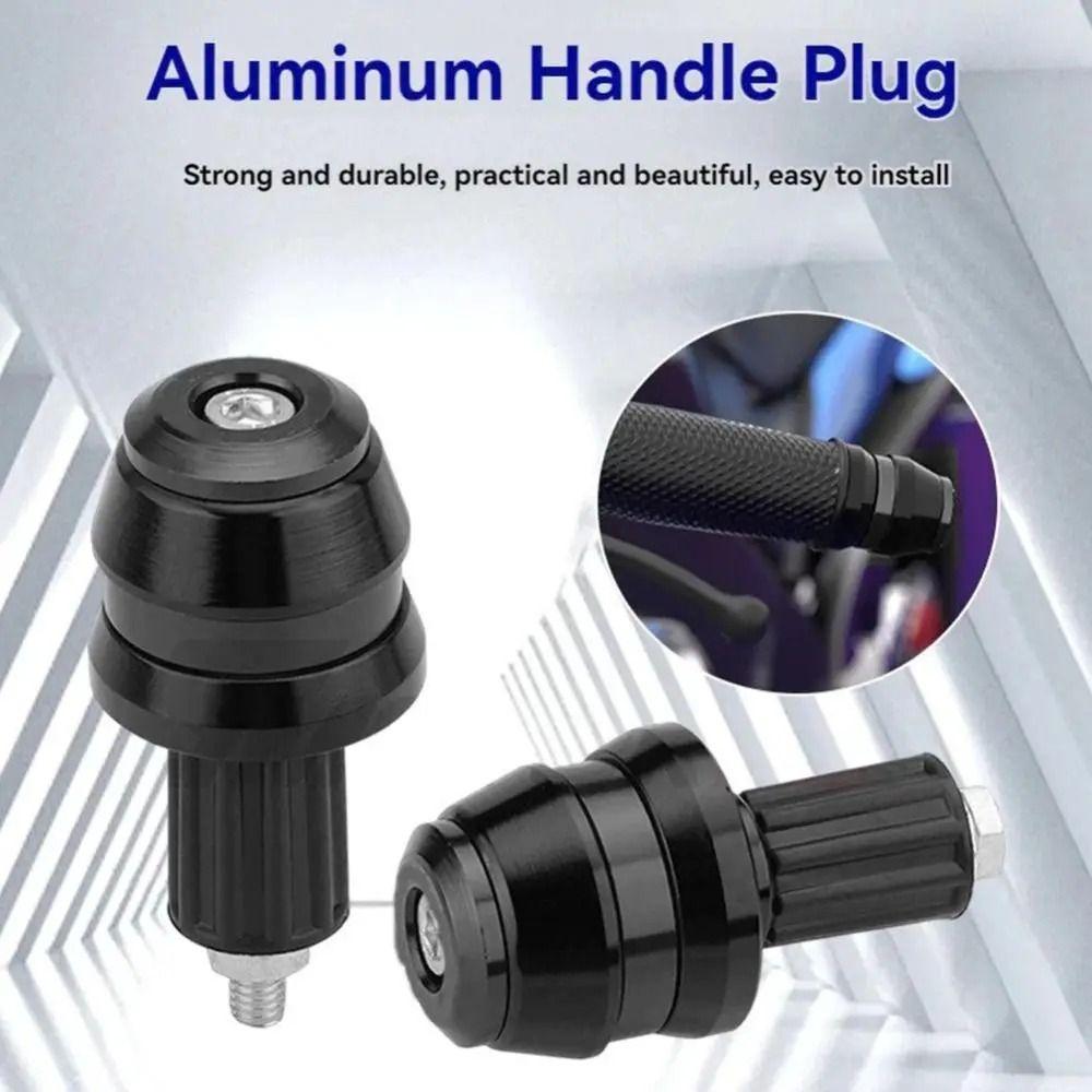 Shock-absorbing Metal Handlebars End Anti-corrosion Handle End Protective Cover  Bike Customization
