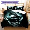 Alien Pattern Bedding,Quilt Set Quilt Cover Pillowcase Home Birthday Gift (1 * duvet cover + 2 * pillowcase, without core)