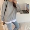 Новые женские толстовки 2024, осенние мужские/женские повседневные толстовки с круглым воротником, женский однотонный пуловер, топы