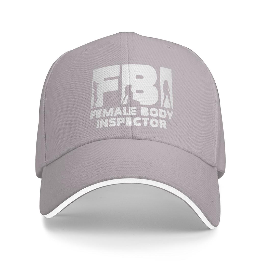 Casual Baseball Cap FBI FeUnisex Body Inspector Kpop Rock Trucker Hat For Unisex Sun Fashion Snapback Cap