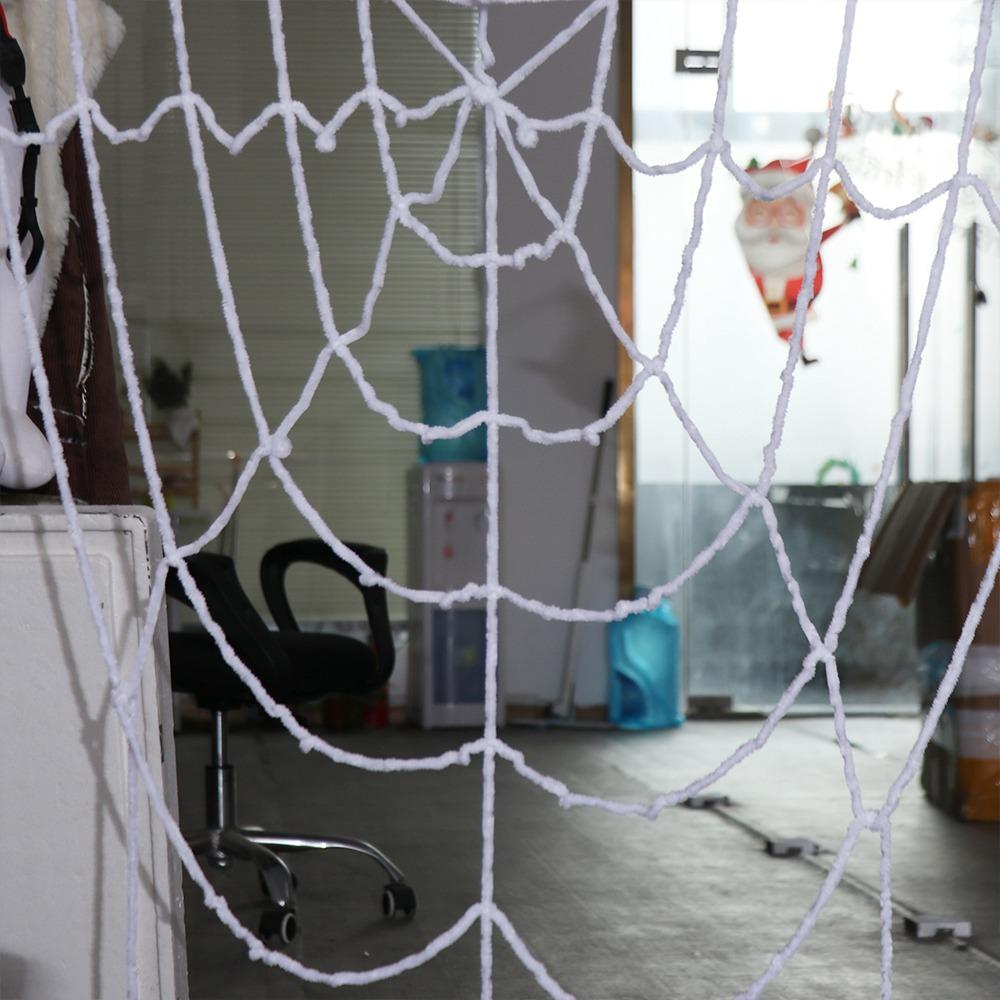 Horror Halloween Plush Cobweb Giant Halloween Spider Web Party Supplies Home