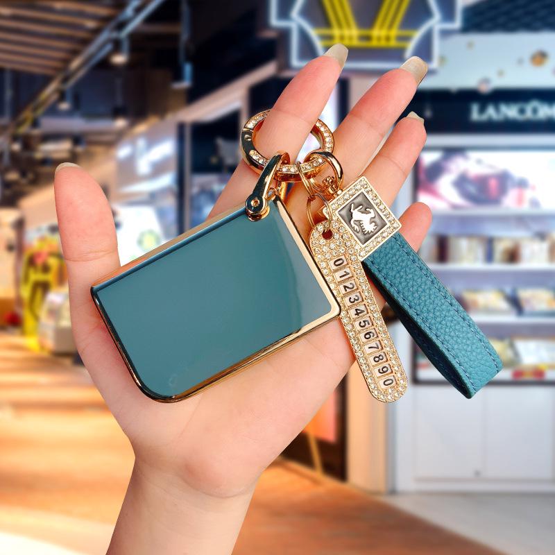 Чехол для ключей Lynk & Co 06 2023: Ограниченная серия, Новая модель, Унисекс сумка для автомобиля с милой пряжкой-ракушкой.