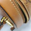 [Pre-Owned] Visetos Miniature Print Leather Cylinder Tote Bag - Good #14XNUA