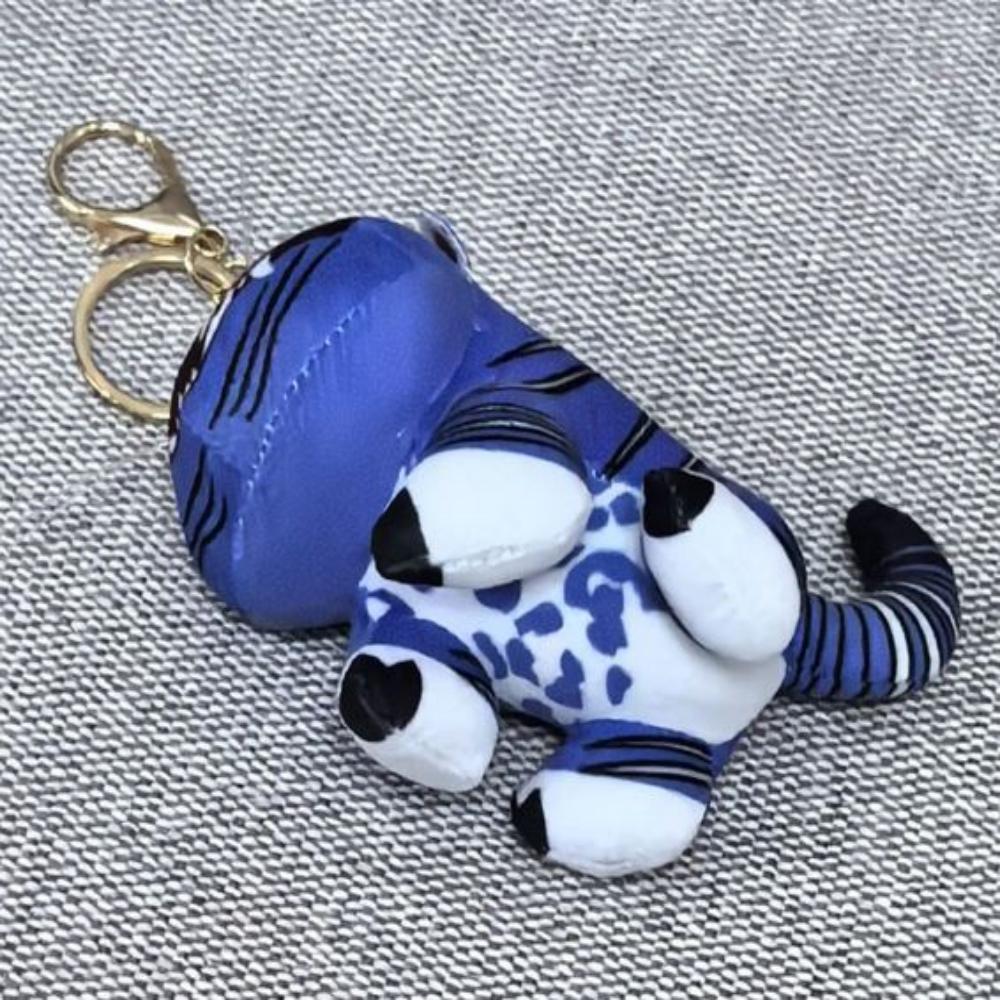 The Iconic KDH Mascot: Derpy Tiger Plush Keychain – Soft & Squishy K-Pop Demon Hunters Charm
