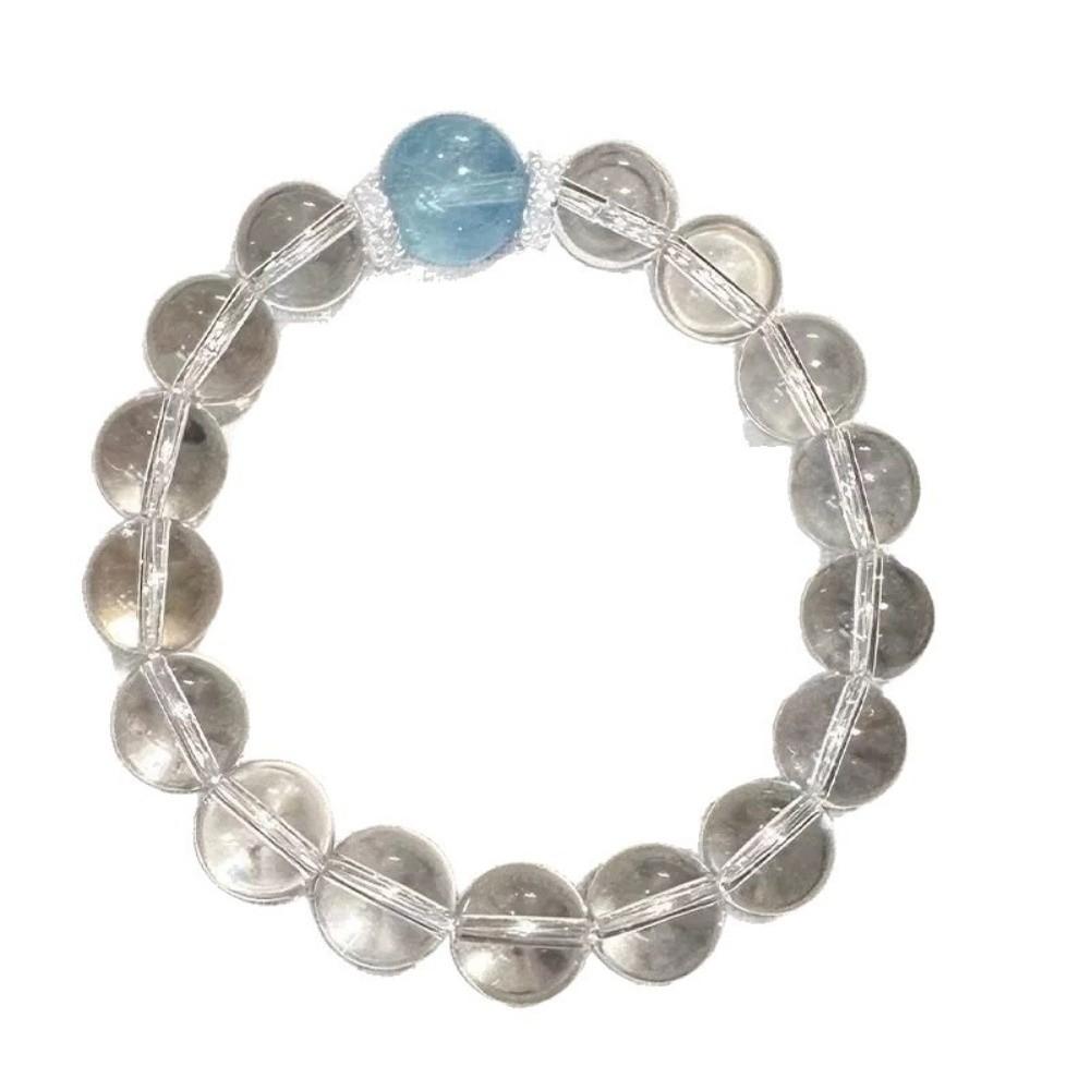 Elastic Clear Crystal Bracelet Wristband Vintage Beaded Bracelet Crystal Beads Bracelet Lovers