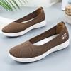 Women's Shoes Casual Shoes Summer Soft Sole Not Tired Feet Versatile Breathable Mother Shoes One Pedal Lazy Shoes Fly Woven Mesh Shoes