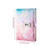 Thickened Password Book with Lock 180 Pages Student Notepad Diary Book  Office School Supplies