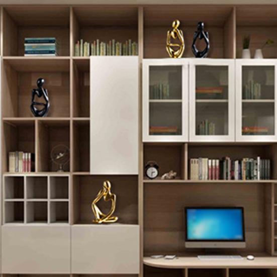 3 шт. абстрактная фигурка мыслителя, мини-статуэтка сидящего мыслителя из смолы, скульптура для гостиной, домашнего офиса, книжной полки, украшения для рабочего стола