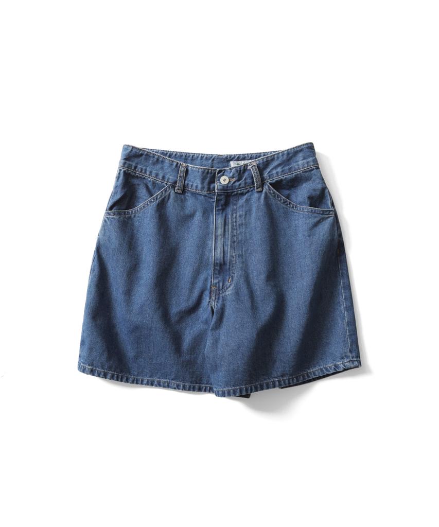 THOMASMORE Mid-Blue Denim Shorts