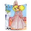 Candy Candy Soft Warm Blanket  Kids Adult Plush Throw Blanket Comfortable Couch Chair Flannel Bedspread Sofa Bed Cover