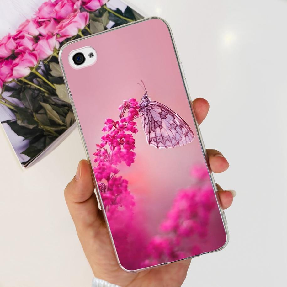 For Apple iPhone 4 Case Popular Flower Astronaut Clear Funda Soft Silicone Cover For iPhone 4s 4 s Bumper for iPhone4 Coque Capa